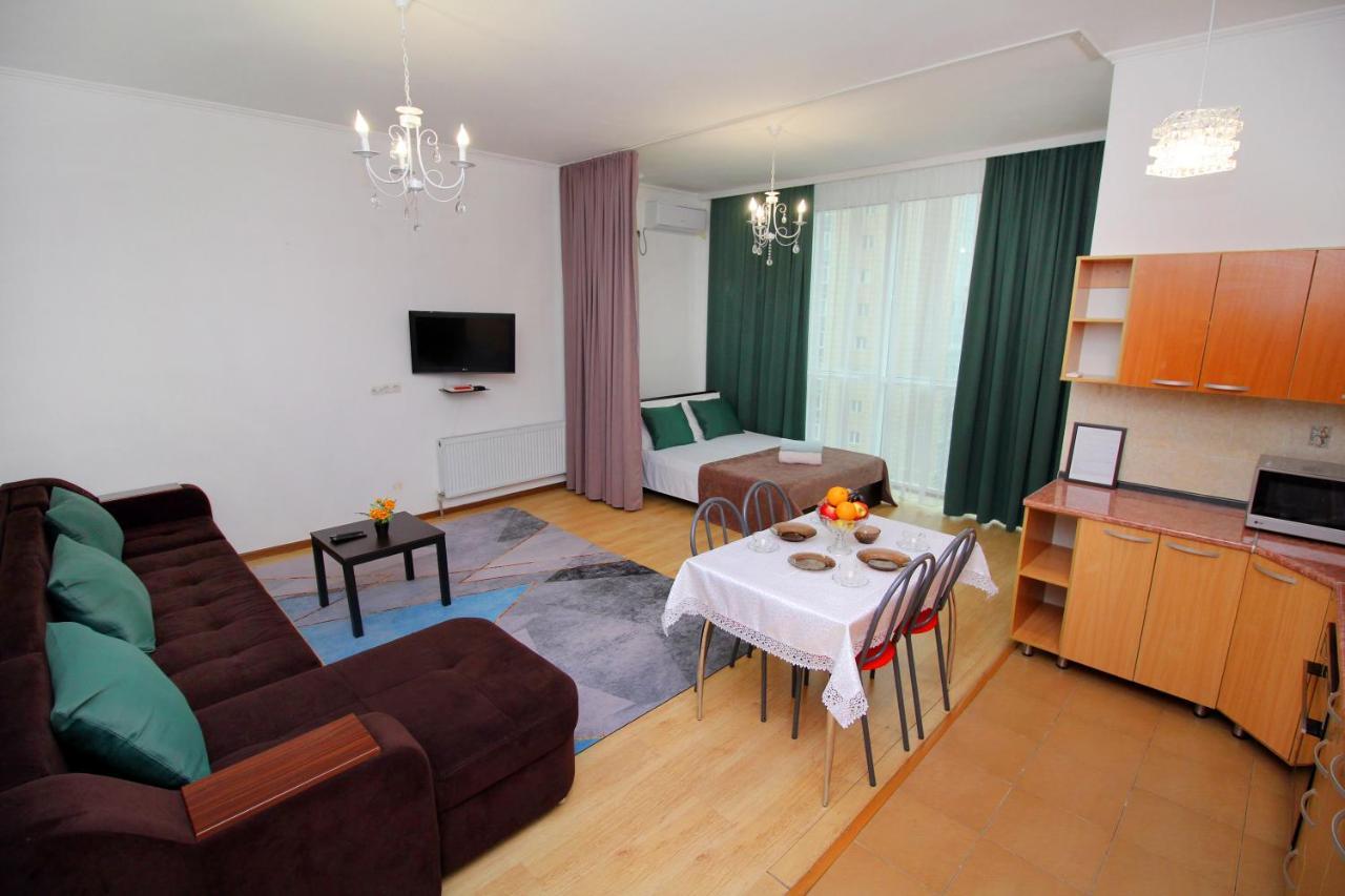Apartamento Уютные И Комфортные Квартиры В Жк Манхэттен Almatý Exterior foto
