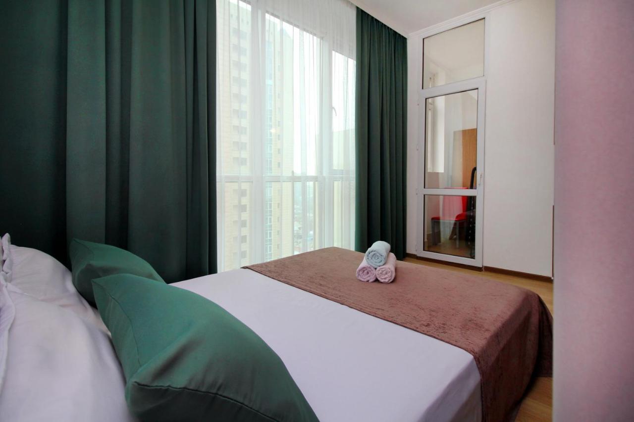 Apartamento Уютные И Комфортные Квартиры В Жк Манхэттен Almatý Exterior foto